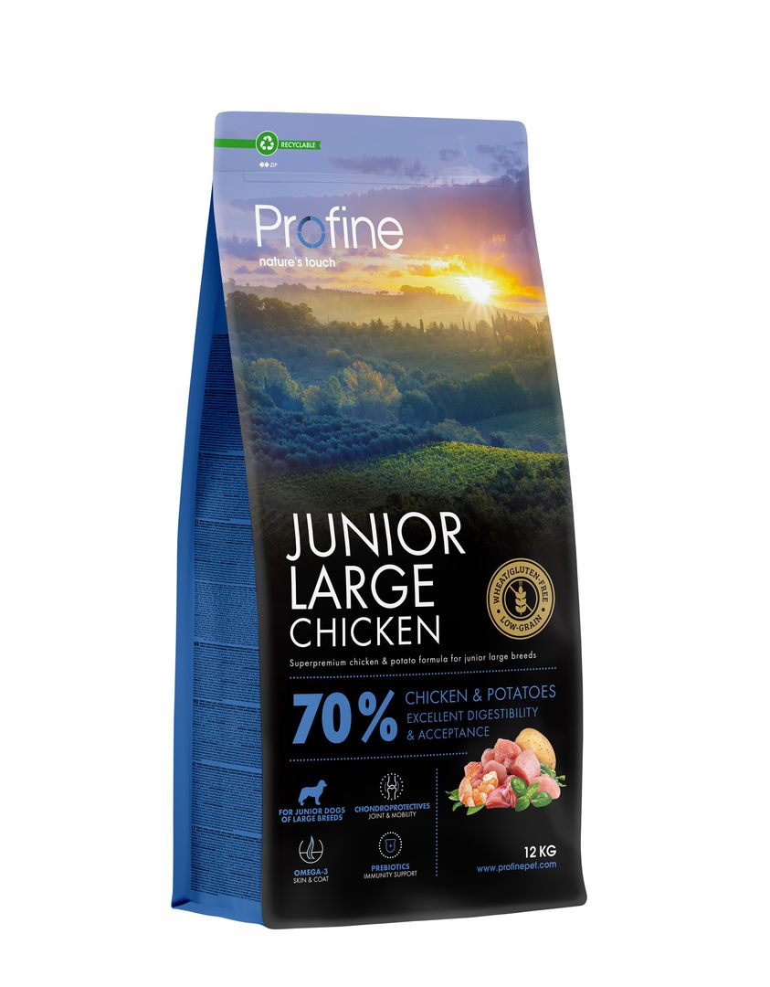 Profine Junior Large Chicken & Potatoes koeratoit 12 kg 1 Profine Junior Large Chicken & Potatoes koeratoit 12 kg