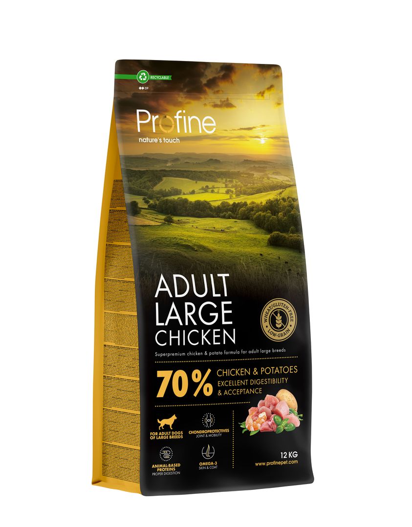 Profine Adult Large Chicken & Potatoes koeratoit 12 kg 1 Profine Adult Large Chicken & Potatoes koeratoit 12 kg