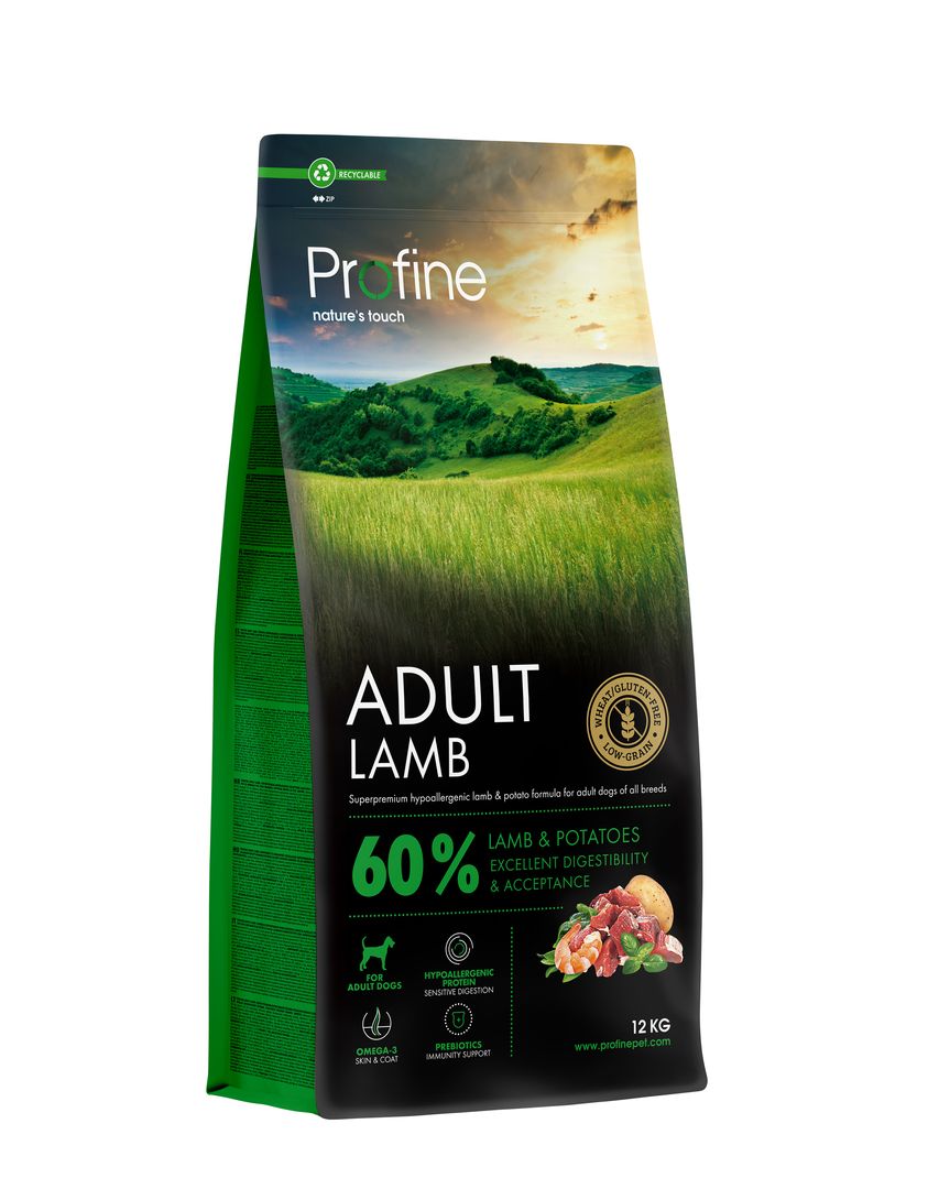 Profine Adult Lamb & Potatoes koeratoit 12 kg 1 Profine Adult Lamb & Potatoes koeratoit 12 kg