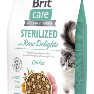 Brit Care Grain-Free Sterilized with Raw Delights kassitoit 2 kg