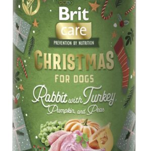 Brit Care Christmas Rabbit with Turkey konserv koertele 400g