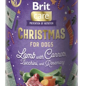 Brit Care Christmas Mono Protein Lamb konserv koertele 400g