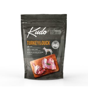 Kudo Turkey & Duck Senior Light külmpressitud koeratoit 3kg