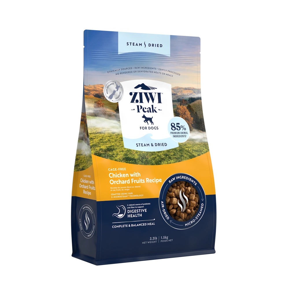 Ziwi Peak Steam & Dried Chicken koeratoit 1,5kg 1 Ziwi Peak Steam & Dried Chicken koeratoit 1,5kg