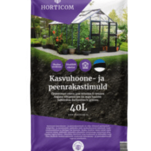 Kasvuhoone- ja peenrakastimuld Horticom 40L