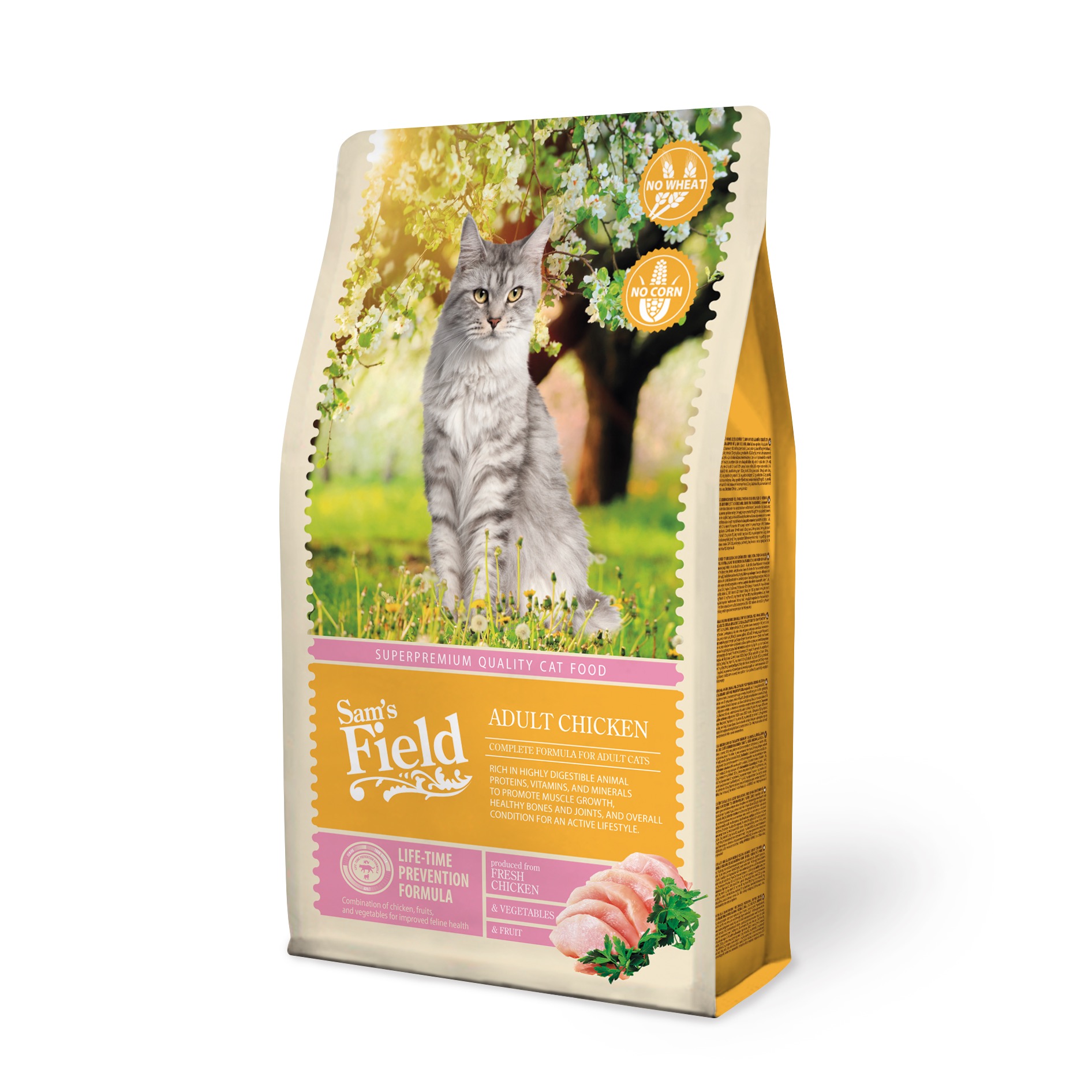 Sam's Field Adult Chicken kassitoit 2,5kg 1 Sam's Field Adult Chicken kassitoit 2,5kg