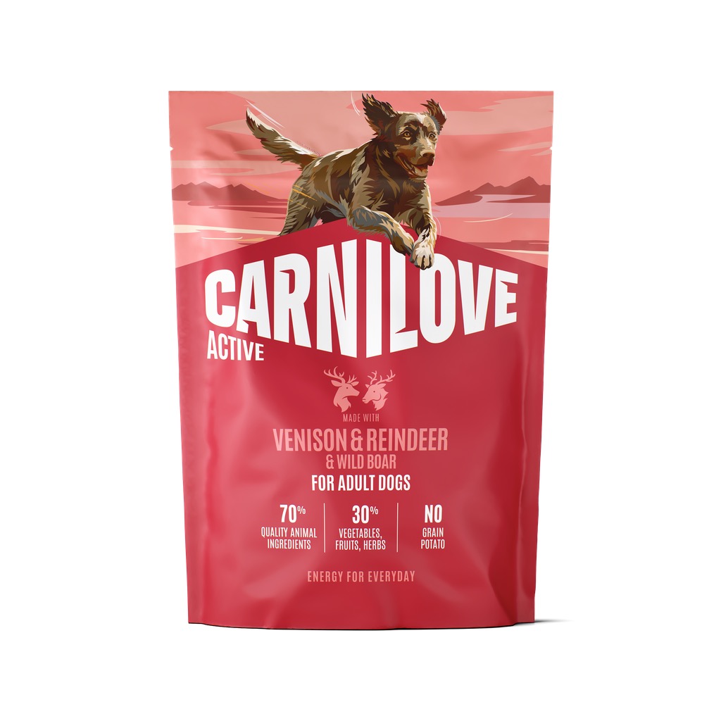 Carnilove Active Venison & Reindeer & Wild Boar koeratoit 1,5kg 1 Carnilove Active Venison & Reindeer & Wild Boar koeratoit 1,5kg