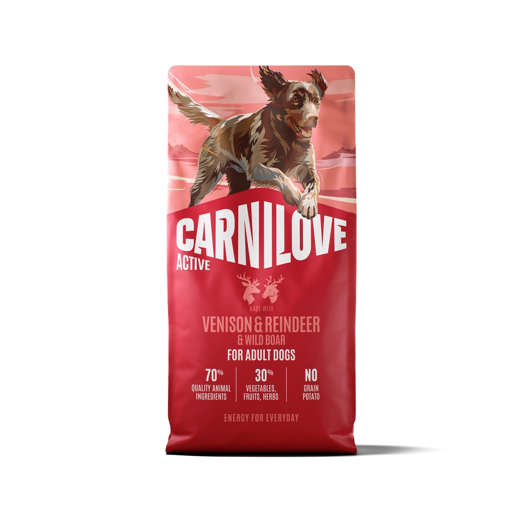 Carnilove Active Venison & Reindeer & Wild Boar koeratoit 12kg 1 Carnilove Active Venison & Reindeer & Wild Boar koeratoit 12kg