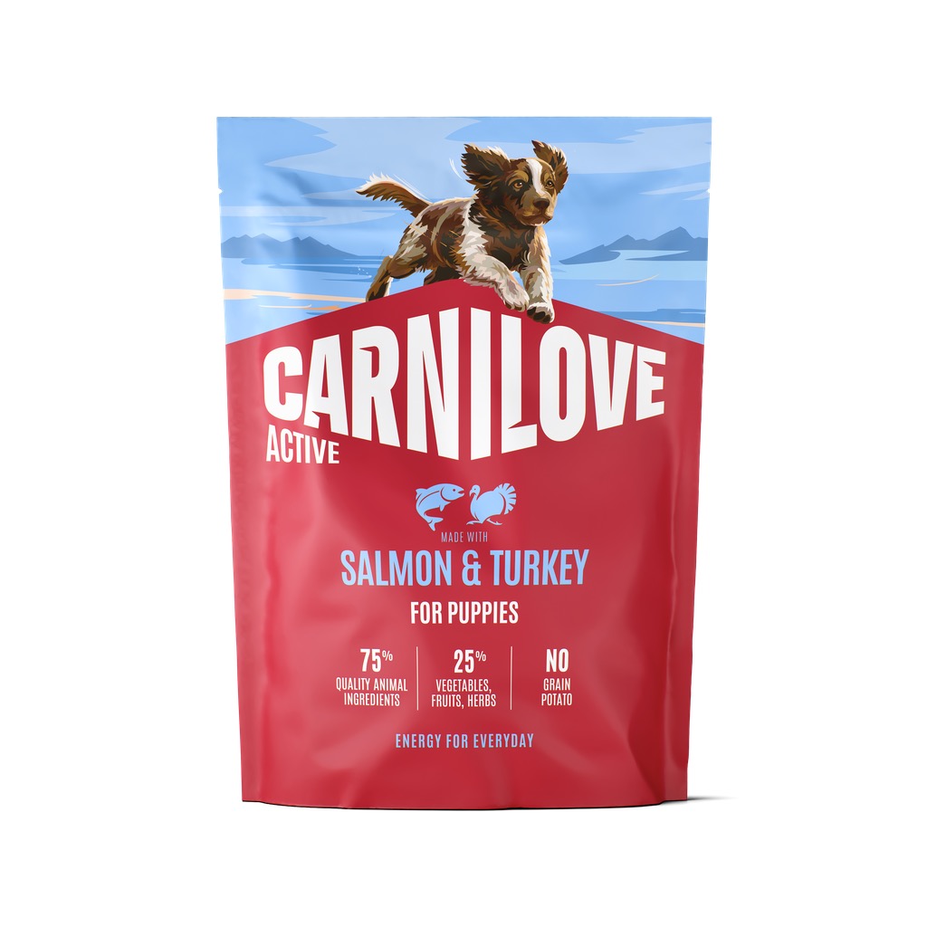 Carnilove Active Salmon & Turkey Puppy koeratoit 1,5kg 1 Carnilove Active Salmon & Turkey Puppy koeratoit 1,5kg