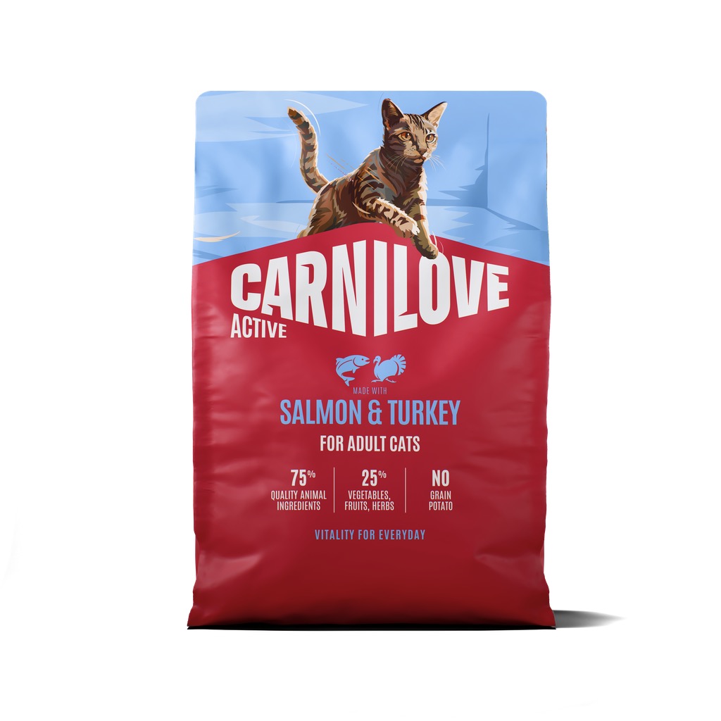 Carnilove Active Salmon & Turkey kassitoit 2kg 1 Carnilove Active Salmon & Turkey kassitoit 2kg