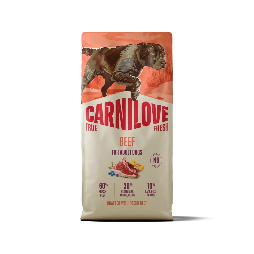 Carnilove True Fresh Beef koeratoit 12kg 1 Carnilove True Fresh Beef koeratoit 12kg