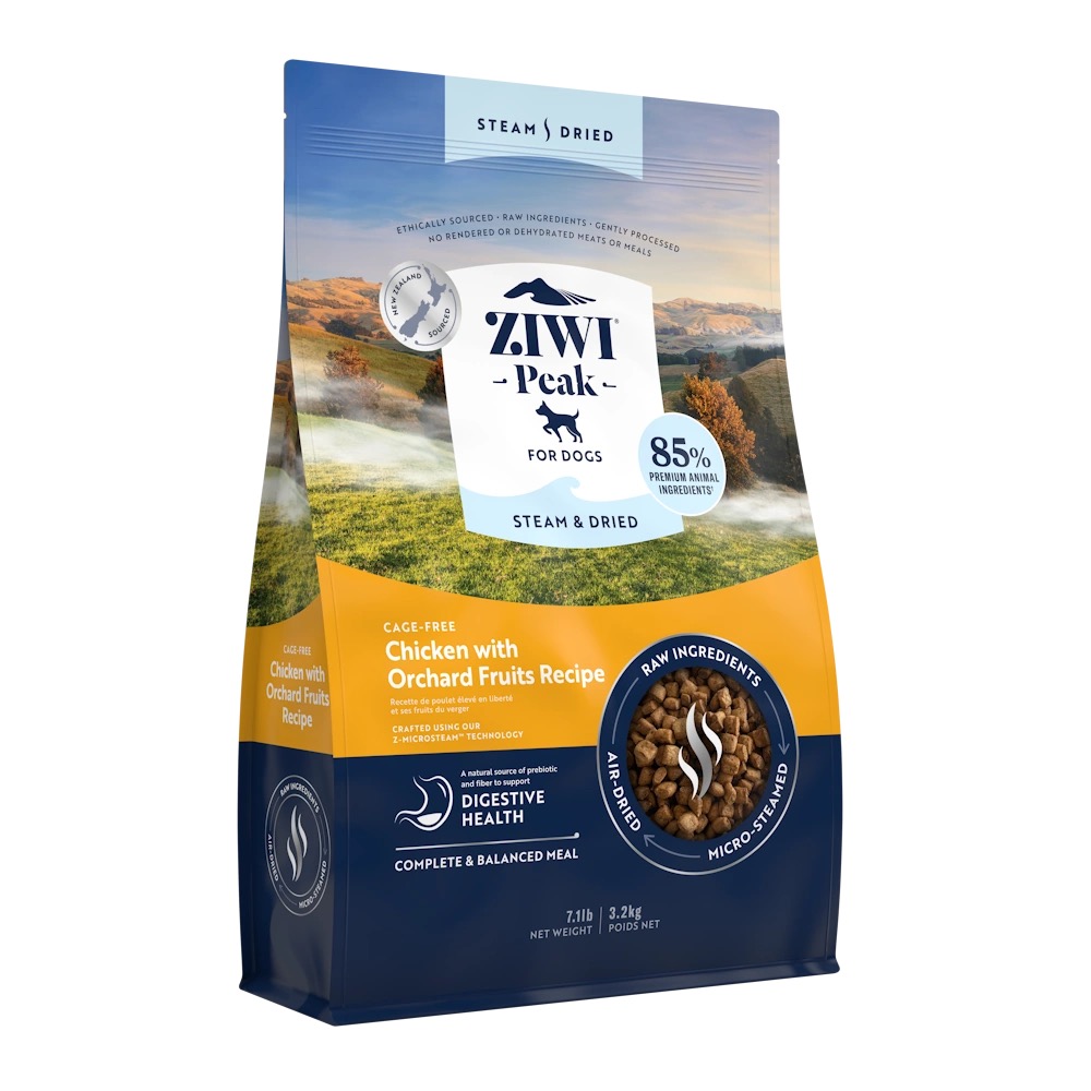 Ziwi Peak Steam & Dried Chicken koeratoit 3,2kg 1 Ziwi Peak Steam & Dried Chicken koeratoit 3,2kg