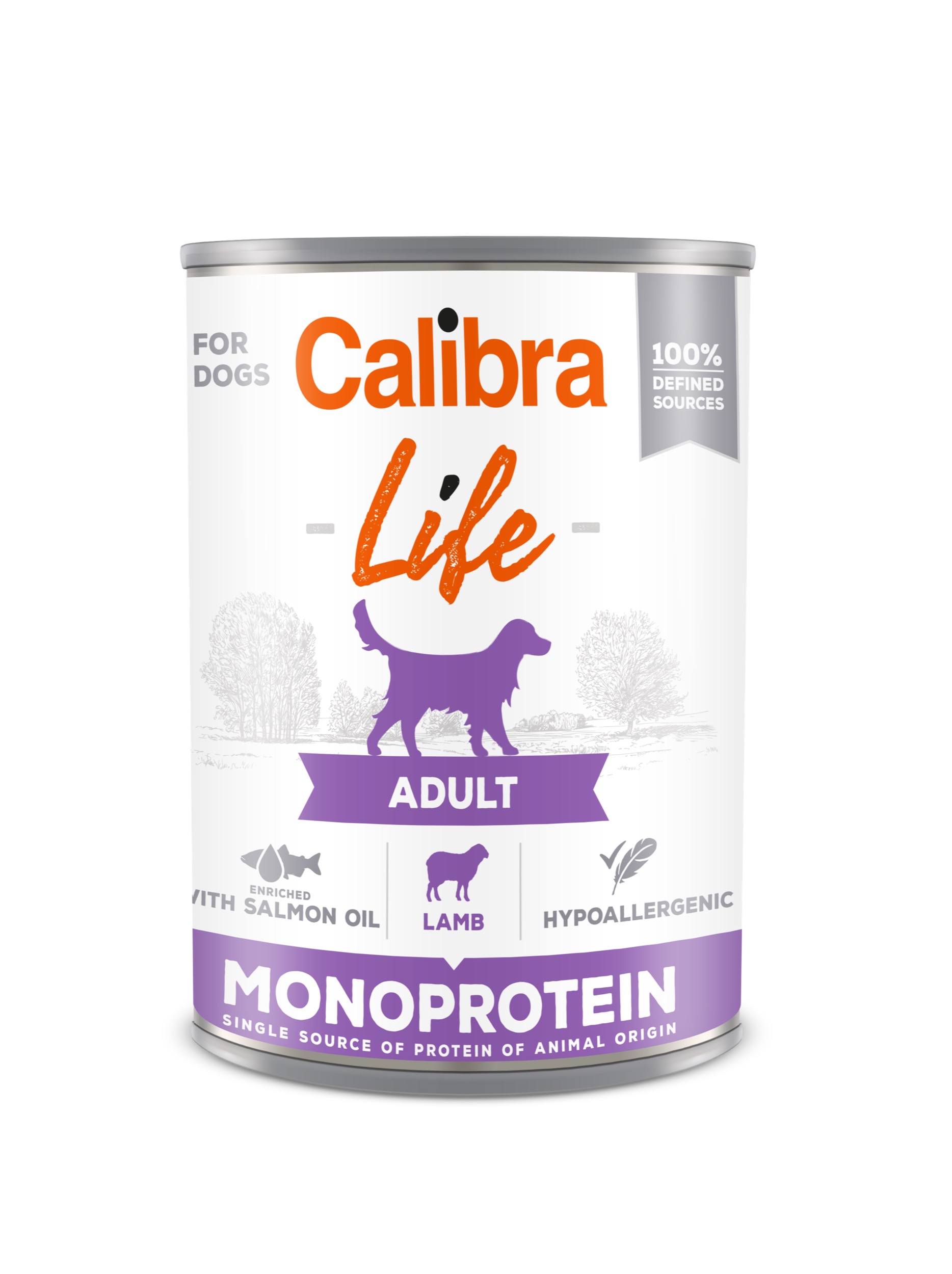 Calibra Life Adult Lamb konserv koertele 400g 1 Calibra Life Adult Lamb konserv koertele 400g