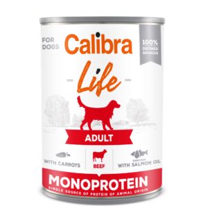 Calibra Life Adult Beef with Carrots konserv koertele 400g