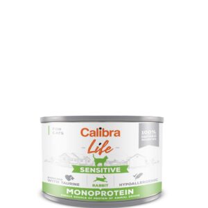 Calibra Life Sensitive Rabbit konserv kassidele 200g