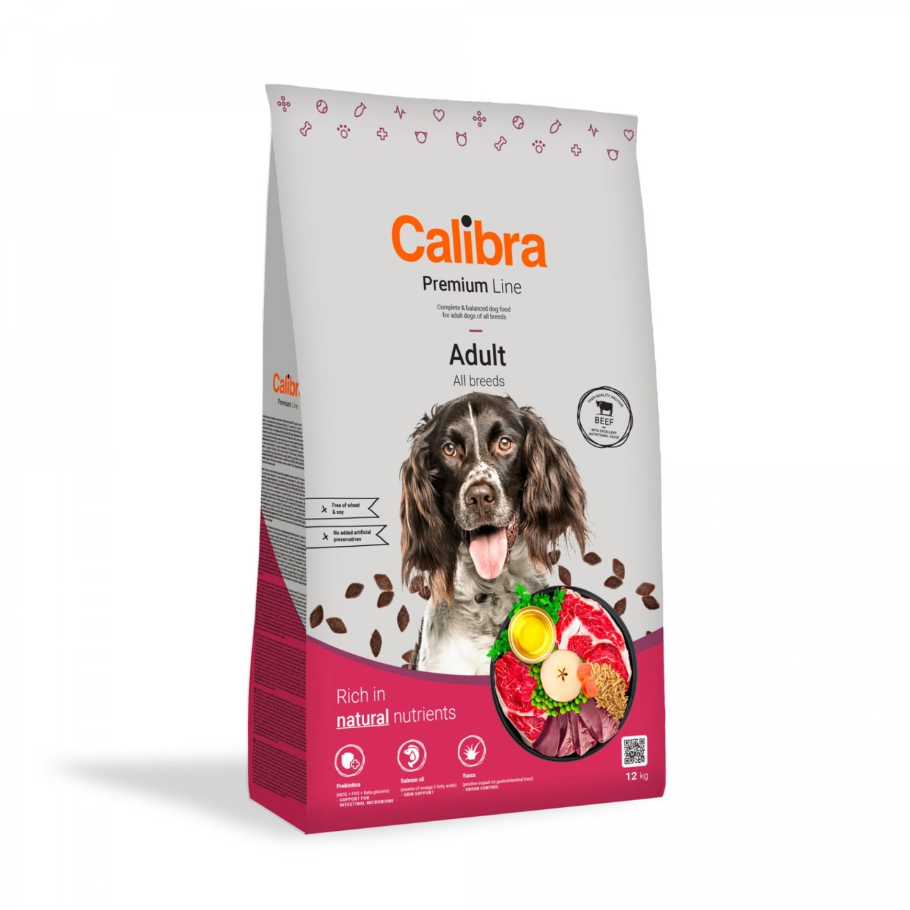 Calibra Premium Adult Beef koeratoit 12kg 1 Calibra Premium Adult Beef koeratoit 12kg