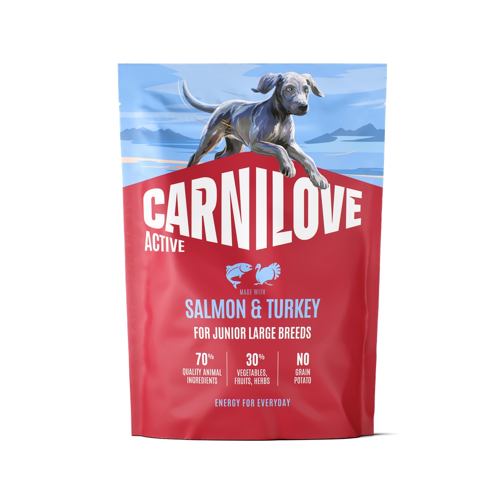 Carnilove Active Salmon & Turkey Junior LB koeratoit 1,5kg 1 Carnilove Active Salmon & Turkey Junior LB koeratoit 1,5kg