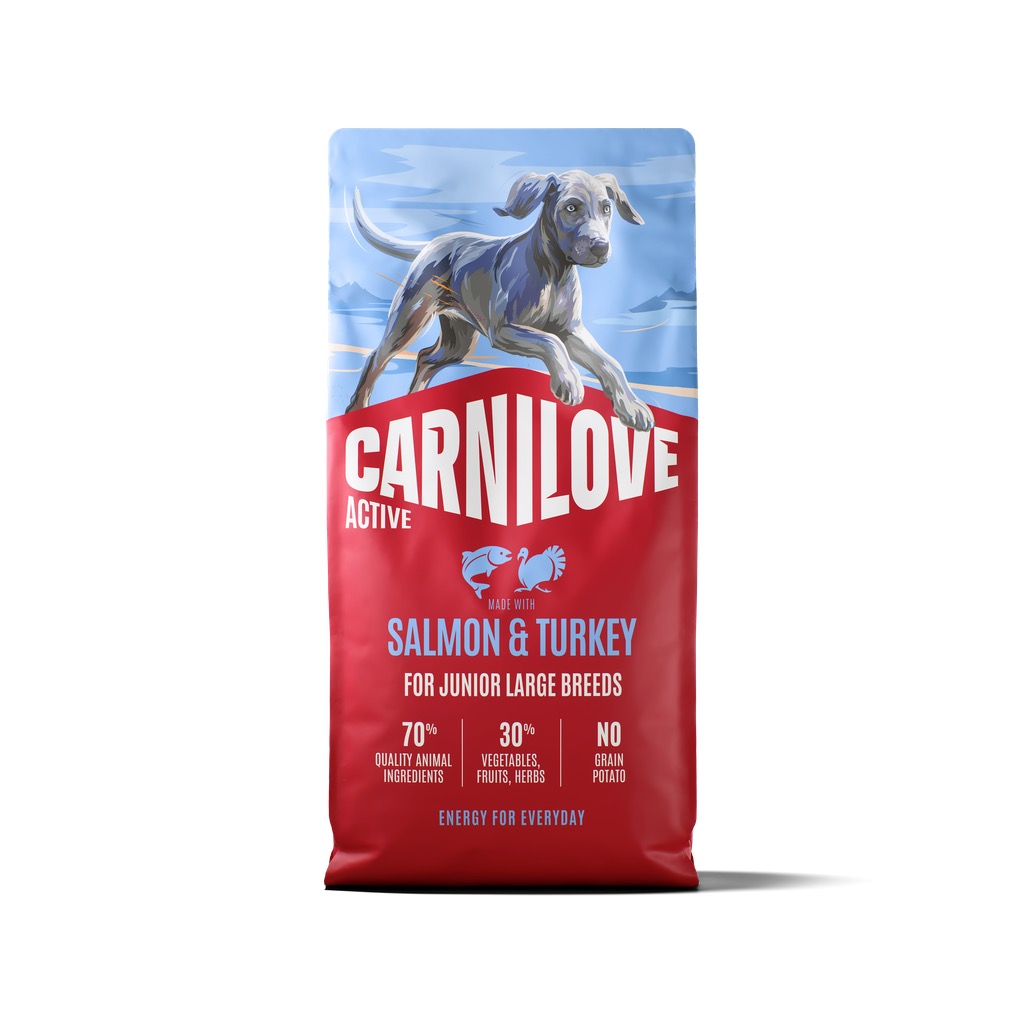 Carnilove Active Salmon & Turkey Junior LB koeratoit 12kg 1 Carnilove Active Salmon & Turkey Junior LB koeratoit 12kg