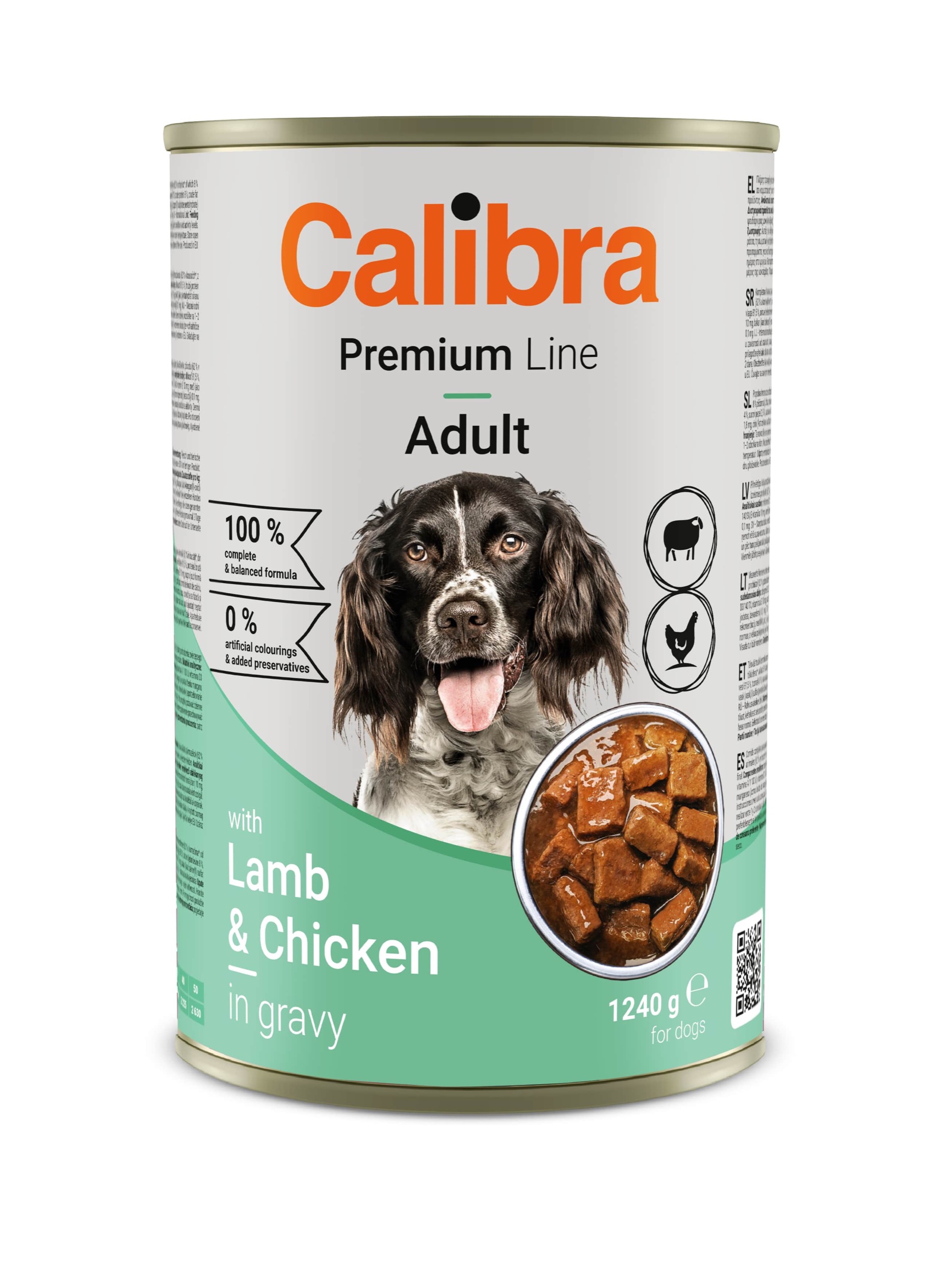 Calibra Premium Lamb & Chicken konserv koertele 1240g 1 Calibra Premium Lamb & Chicken konserv koertele 1240g