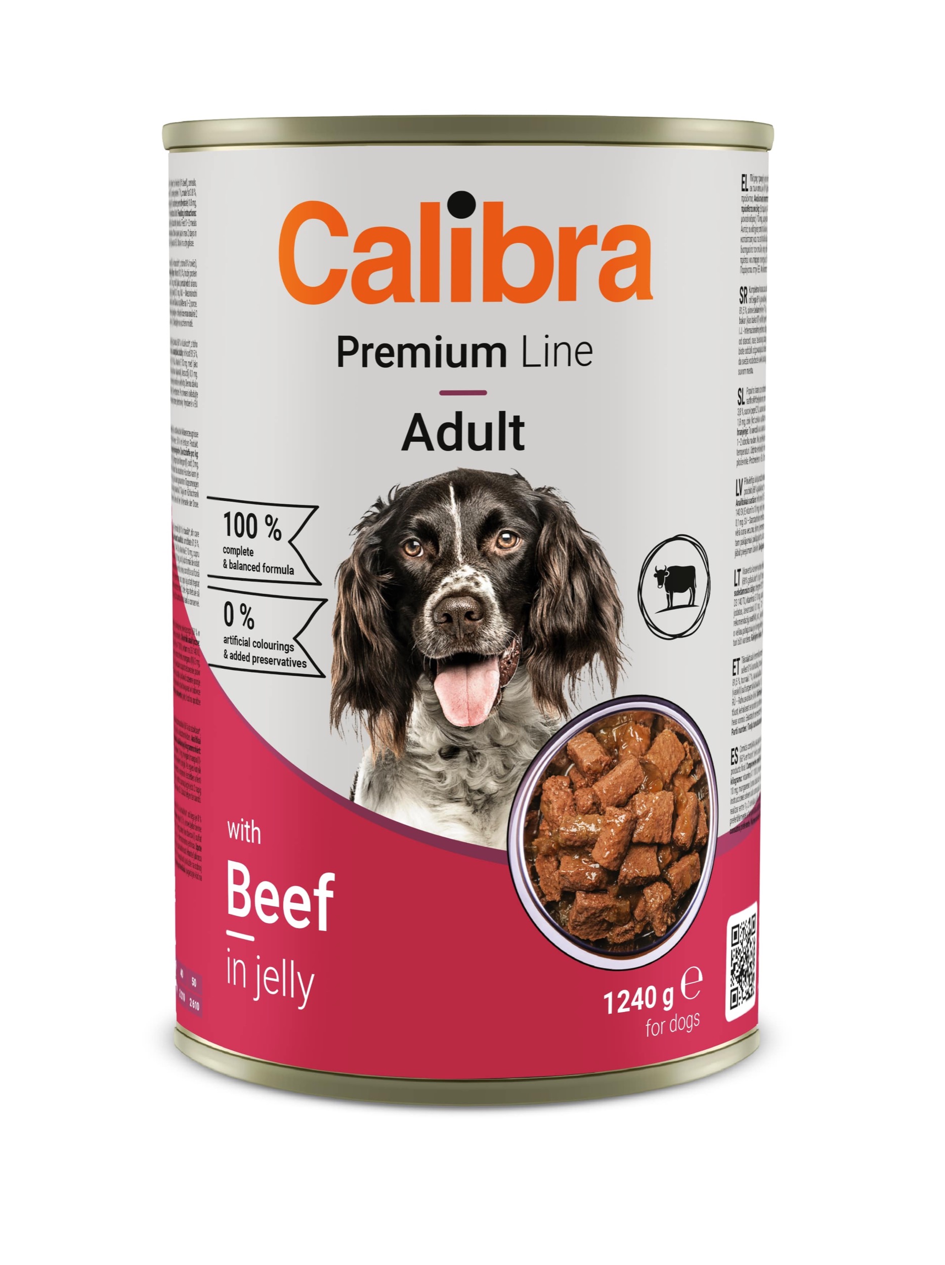 Calibra Premium Beef konserv koertele 1240g 1 Calibra Premium Beef konserv koertele 1240g