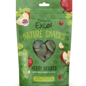 BURGESS EXCEL VÄIKELOOMA MAIUS HERBY HEARTS 60G