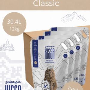 Suomen Kissa lõhnatu silikageelist kassiliiv 30,4L