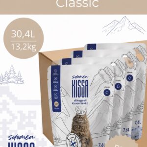 Suomen Kissa lõhnatu silikageelist kassiliiv 30,4L