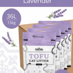 SABA lavendlilõhnaline tofu kassiliiv 36L