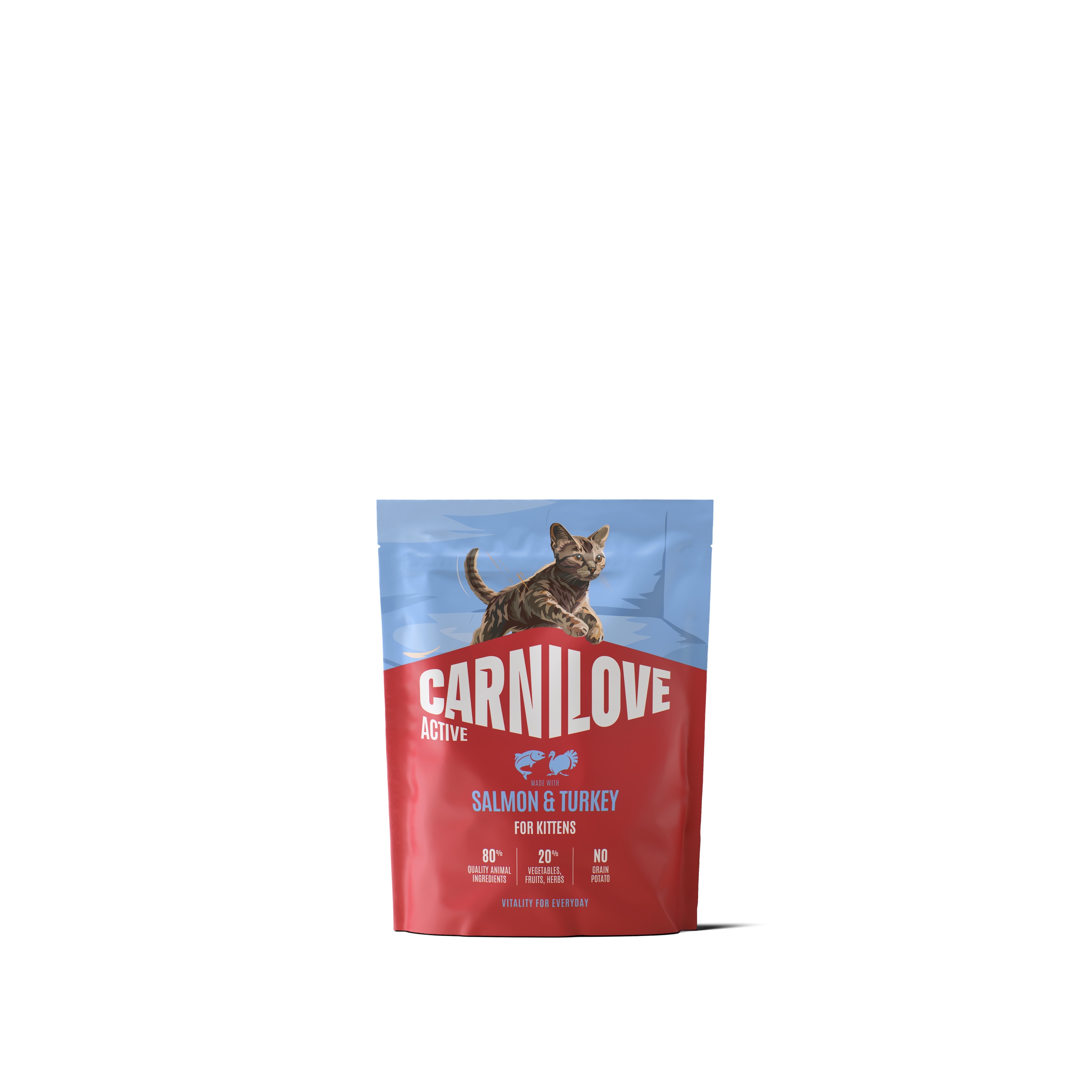 Carnilove Active Salmon & Turkey Kitten kassitoit 0,4kg 1 Carnilove Active Salmon & Turkey Kitten kassitoit 0,4kg