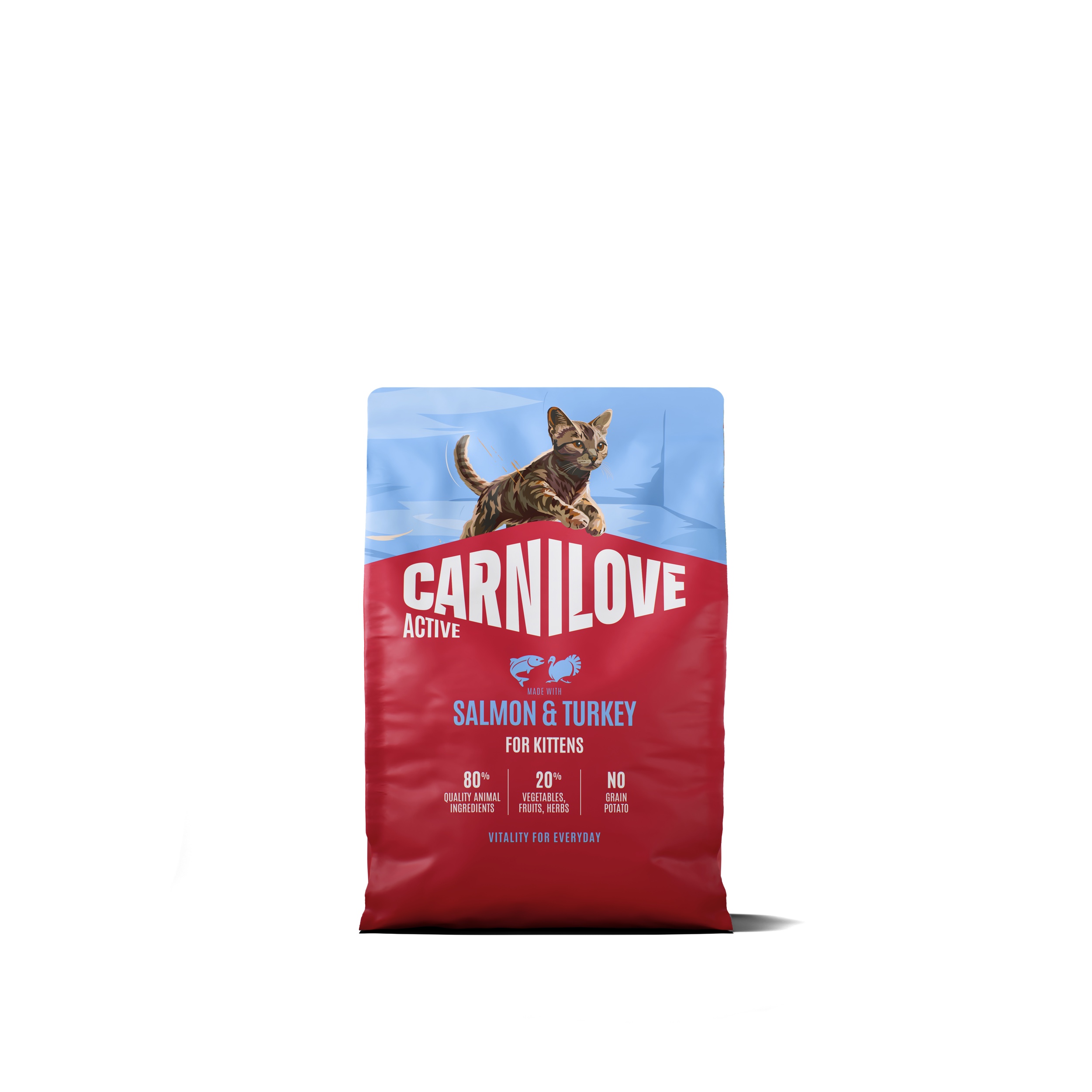 Carnilove Active Salmon & Turkey Kitten kassitoit 2kg 1 Carnilove Active Salmon & Turkey Kitten kassitoit 2kg