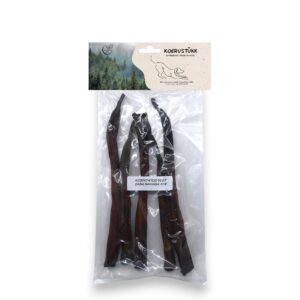 Avaleht 22 Koerustükk kuivatatud veise saba nahaga 25-35cm koerale 200g
