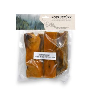 Avaleht 28 Koerustükk kuivatatud veise peanahk 15cm koerale 200g