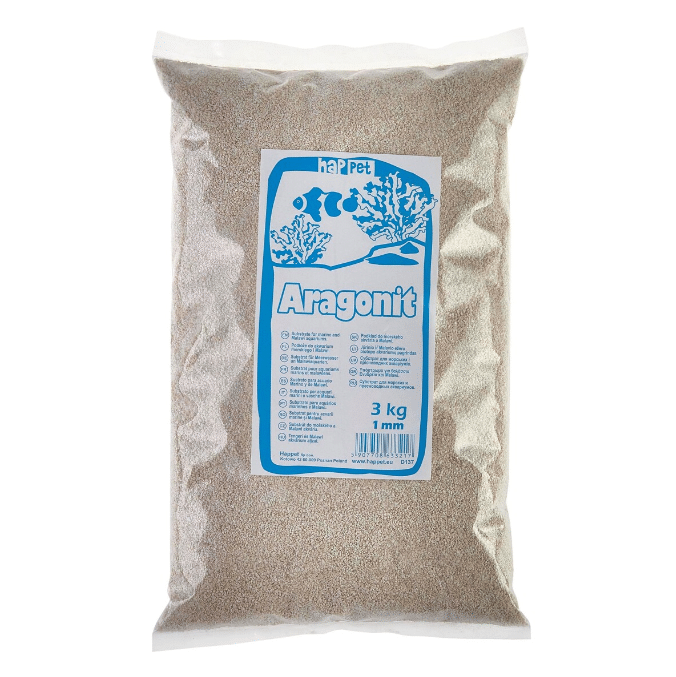 Happet Aragonit 0,5–1,2 mm 3 kg 2 Happet Aragonit 0,5–1,2 mm 3 kg - Pilt 2