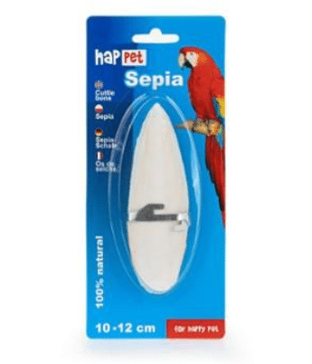 Sepiakivi 12 cm 1 Happet Sepiakivi 12 cm lindudele