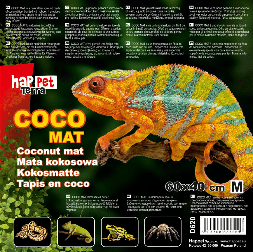 Happet kookoskiudmatt 60 × 40 cm 2 Happet kookoskiudmatt 60×40 cm 1