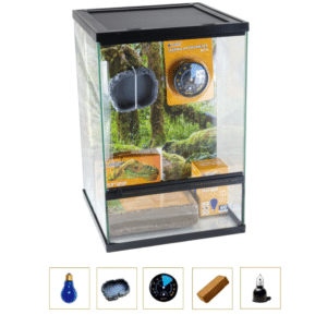 Klaasist terraarium Sleek Topical Kit TK10 305x305x457mm Sleek Tropical Kit TK10