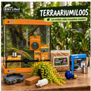 Terraariumiloos – 120 L terraariumi stardikomplekt