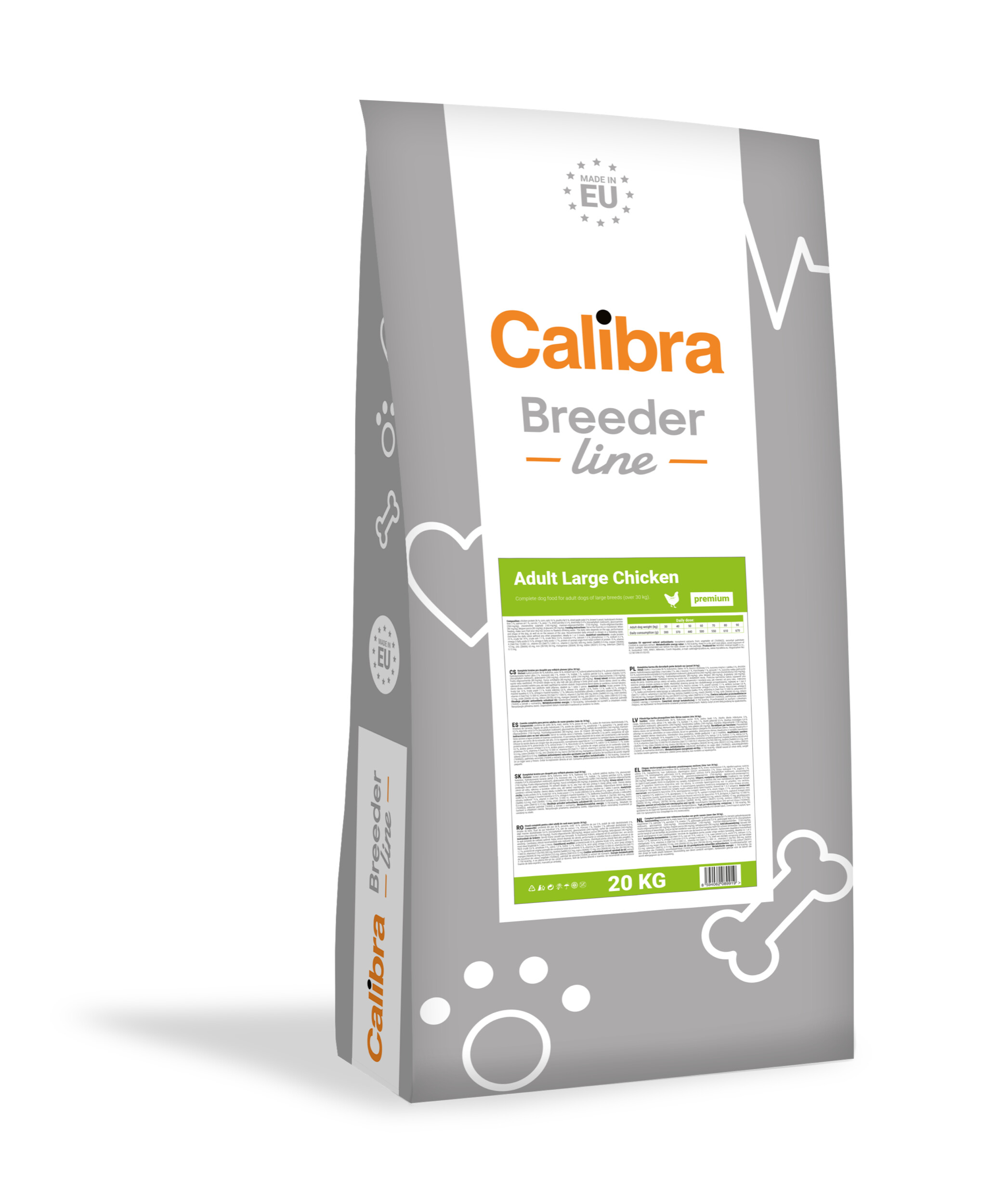 Calibra Breeder Line Premium Adult Large Chicken koeratoit 20kg 1 Calibra Breeder Line Premium Adult Large Chicken koeratoit 20kg