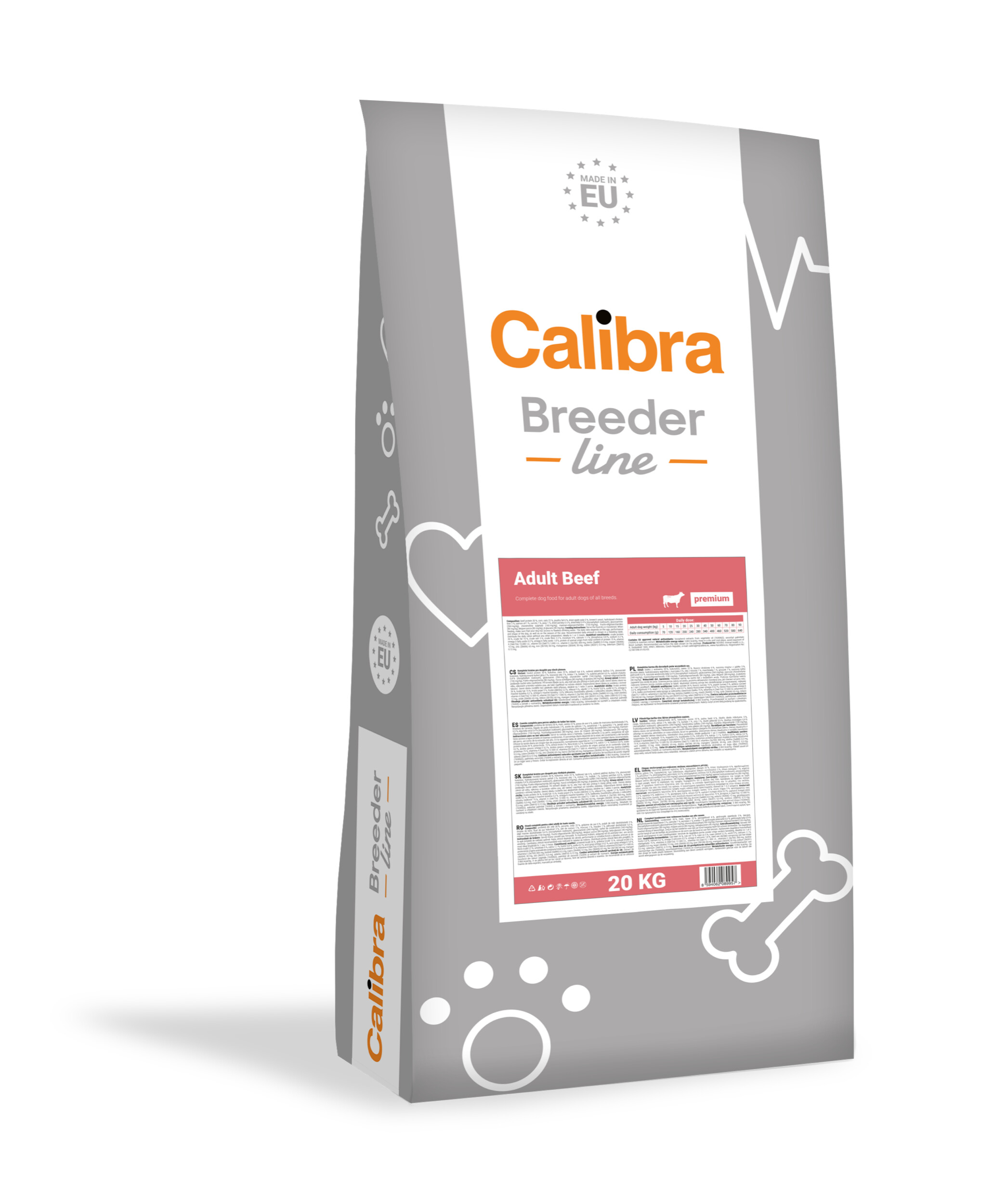 Calibra Breeder Line Premium Adult Beef koeratoit 20kg 1 Calibra Breeder Line Premium Adult Beef koeratoit 20kg