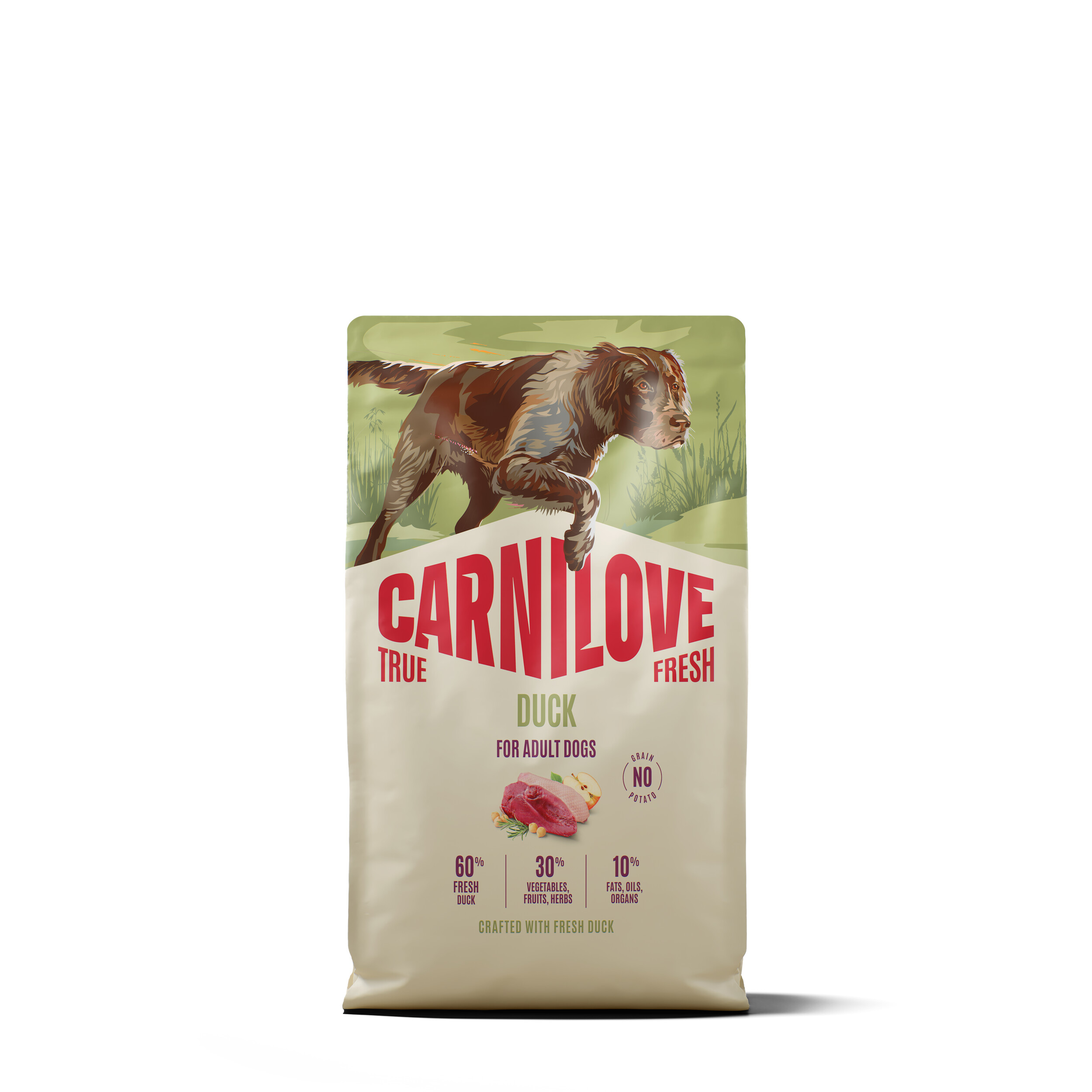 Carnilove True Fresh Duck Adult koeratoit 4kg 1 Carnilove True Fresh Duck Adult koeratoit 4kg