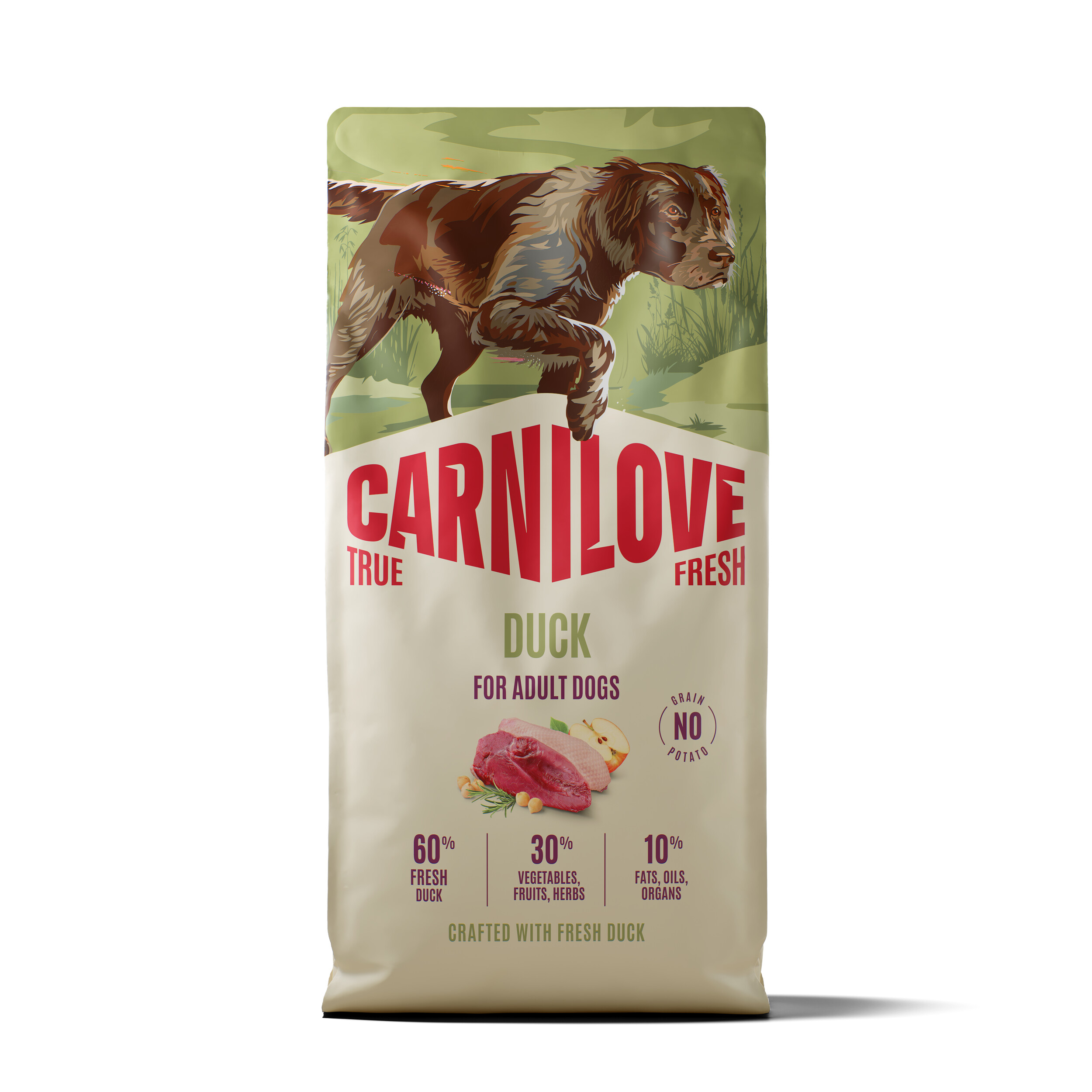 Carnilove True Fresh Duck Adult koeratoit 12kg 1 Carnilove True Fresh Duck Adult koeratoit 12kg