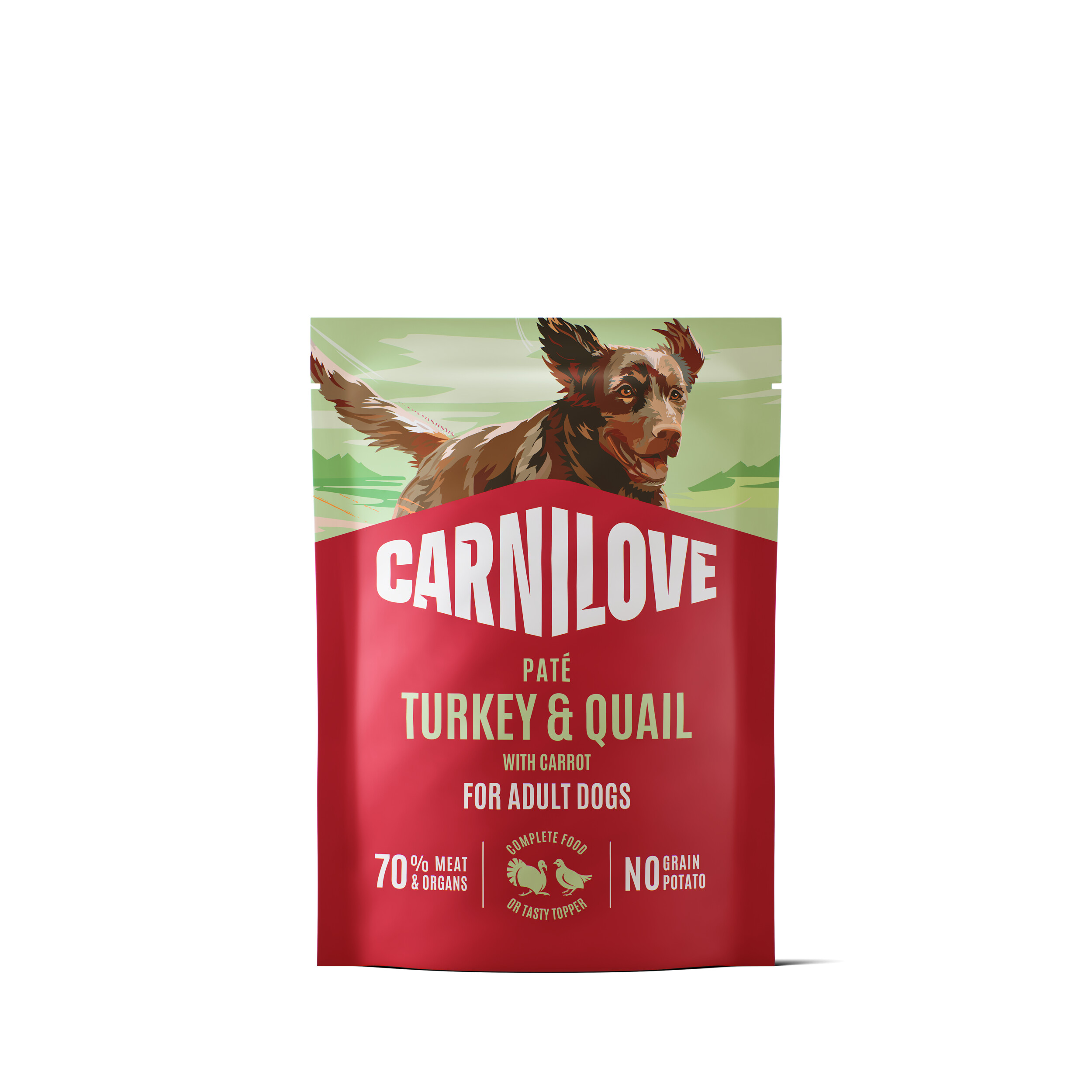 Carnilove Pate Turkey & Quail with Carrot märgtoit koertele 300g 1 Carnilove Pate Turkey & Quail with Carrot märgtoit koertele 300g