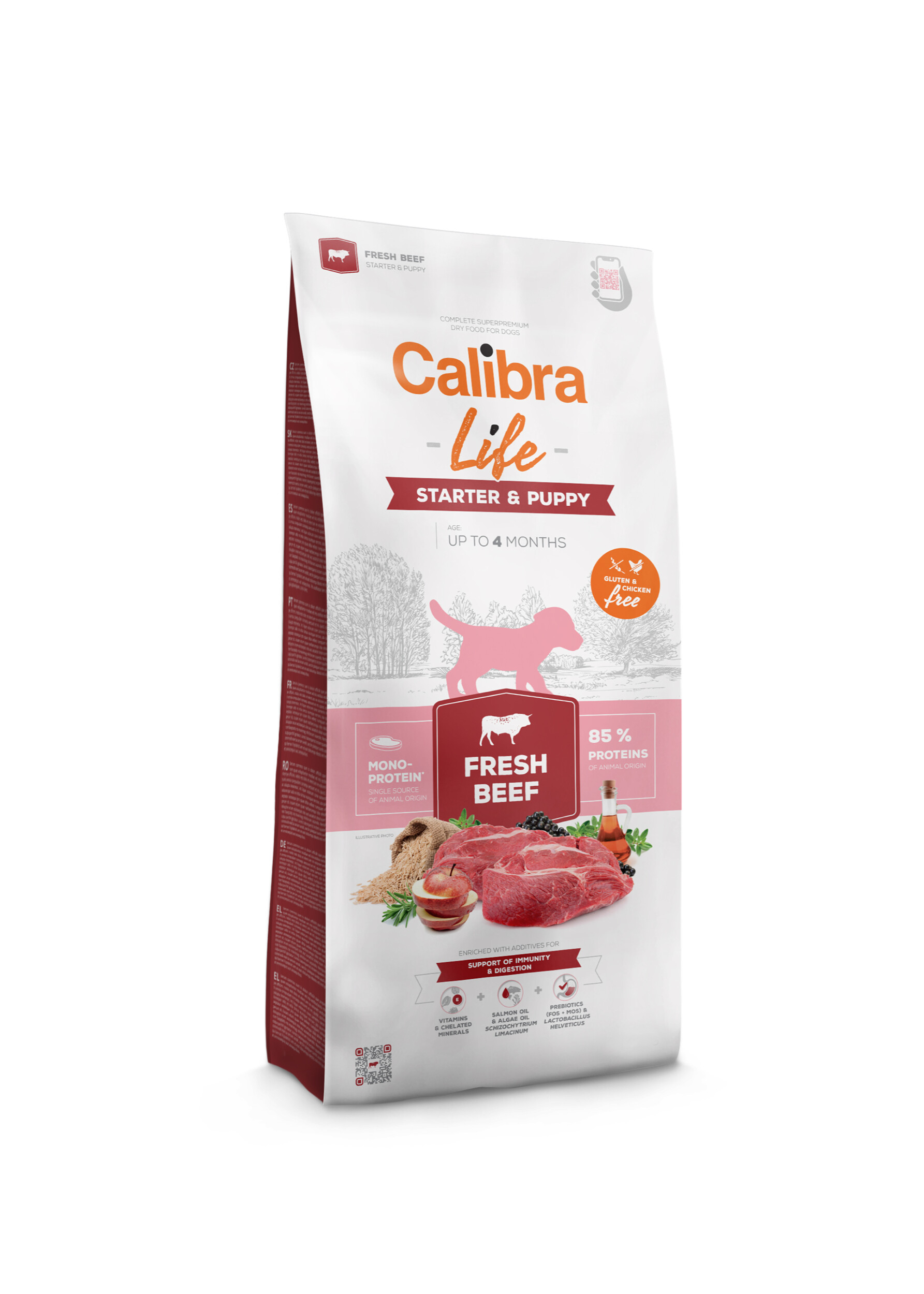 Calibra Life Starter & Puppy Fresh Beef koeratoit 750g 1 Calibra Life Starter & Puppy Fresh Beef koeratoit 750g